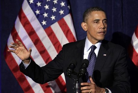 U.S. President Barack Obama delivers remarks at the Organizing for Action dinner in Washington March 13, 2013. REUTERS/Yuri Gripas U.S. President Barack Obama delivers remarks at the Organizing for Action dinner in Washington March 13, 2013. REUTERS/Yuri Gripas