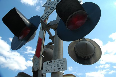 rail crossing lights rail crossing lights