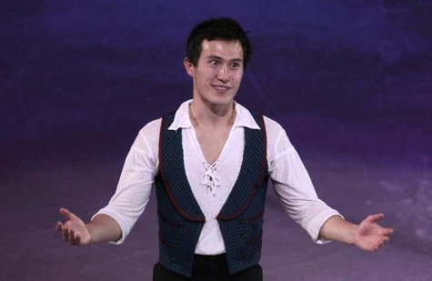 Gold medal winner Patrick Chan of Canada arrives for the presentation ceremony at the ISU World Figure Skating Championships in London, Marc Gold medal winner Patrick Chan of Canada arrives for the presentation ceremony at the ISU World Figure Skating Championships in London, Marc