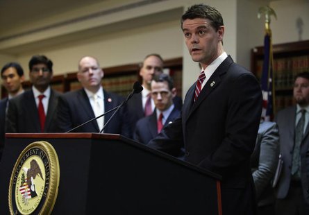 Director of U.S. Immigration and Customs Enforcement John Morton speaks during a news conference at the Conrad B. Duberstein U.S. Bankruptcy Director of U.S. Immigration and Customs Enforcement John Morton speaks during a news conference at the Conrad B. Duberstein U.S. Bankruptcy