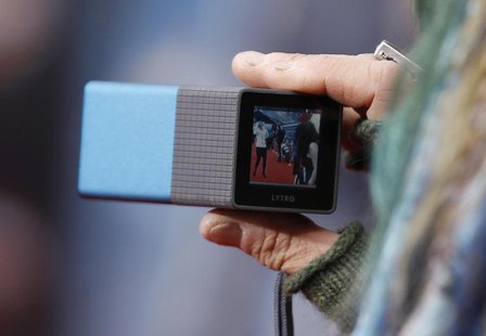 A guest uses a Lytro light field camera on the red carpet at the world premiere of the film "Marvel's The Avengers" in Hollywood, California A guest uses a Lytro light field camera on the red carpet at the world premiere of the film "Marvel's The Avengers" in Hollywood, California