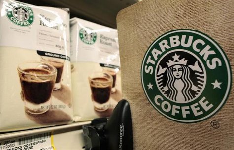 Packets of Starbucks coffee are seen in a supermarket in Santa Monica, California, January 27, 2011. REUTERS/Lucy Nicholson Packets of Starbucks coffee are seen in a supermarket in Santa Monica, California, January 27, 2011. REUTERS/Lucy Nicholson