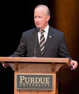 Purdue University President Mitch Daniels Purdue University President Mitch Daniels