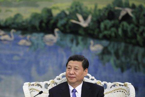 Chinese President Xi Jinping speaks to U.S. Treasury Secretary Jacob Lew (not pictured) during their meeting at the Great Hall of the People Chinese President Xi Jinping speaks to U.S. Treasury Secretary Jacob Lew (not pictured) during their meeting at the Great Hall of the People