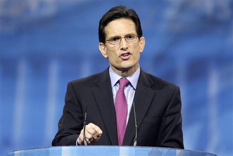 U.S. House Majority Leader Eric Cantor (R-VA) speaks to the Conservative Political Action Conference (CPAC) in National Harbor, Maryland, Ma U.S. House Majority Leader Eric Cantor (R-VA) speaks to the Conservative Political Action Conference (CPAC) in National Harbor, Maryland, Ma