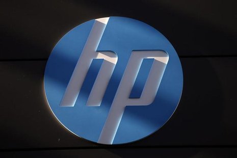 A Hewlett-Packard logo is seen at the company's Executive Briefing Center in Palo Alto, California January 16, 2013. REUTERS/Stephen Lam A Hewlett-Packard logo is seen at the company's Executive Briefing Center in Palo Alto, California January 16, 2013. REUTERS/Stephen Lam