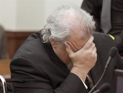 Accused Craigslist killer Richard Beasley reacts while jury verdict forms are checked after being found guilty in Summit County Court of Com Accused Craigslist killer Richard Beasley reacts while jury verdict forms are checked after being found guilty in Summit County Court of Com