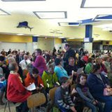 An estimated 200 people turn out at North An estimated 200 people turn out at North