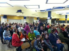 An estimated 200 people turn out at North An estimated 200 people turn out at North