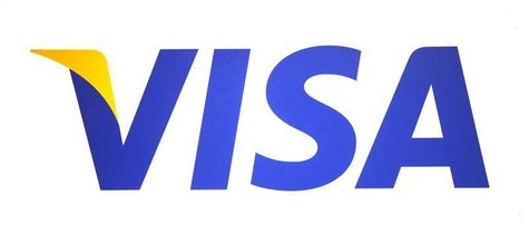A Visa logo is seen during the International CTIA WIRELESS Conference & Exposition in New Orleans, Louisiana May 9, 2012. REUTERS/Sean Gardn A Visa logo is seen during the International CTIA WIRELESS Conference & Exposition in New Orleans, Louisiana May 9, 2012. REUTERS/Sean Gardn