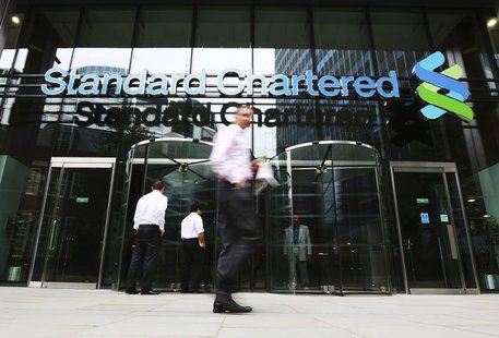 An exterior view of the Standard Chartered headquarters is seen in London August 7, 2012. REUTERS/Olivia Harris An exterior view of the Standard Chartered headquarters is seen in London August 7, 2012. REUTERS/Olivia Harris