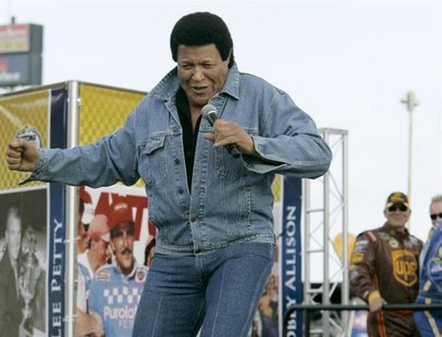 Recording artist Chubby Checker performs before the running of the NASCAR Sprint Cup Series 50th Daytona 500 race at the Daytona Internation Recording artist Chubby Checker performs before the running of the NASCAR Sprint Cup Series 50th Daytona 500 race at the Daytona Internation