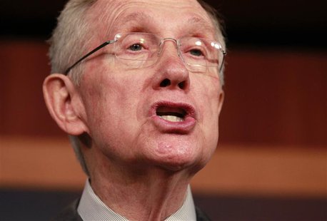 Senate Majority Leader Harry Reid (D-NV) speaks on Capitol Hill in Washington February 28, 2013. REUTERS/Jason Reed Senate Majority Leader Harry Reid (D-NV) speaks on Capitol Hill in Washington February 28, 2013. REUTERS/Jason Reed