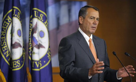 House Speaker John Boehner holds a news conference at the U.S. Capitol in Washington March 21, 2013. REUTERS/Gary Cameron House Speaker John Boehner holds a news conference at the U.S. Capitol in Washington March 21, 2013. REUTERS/Gary Cameron