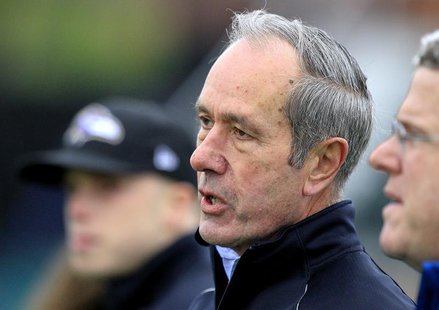Baltimore Ravens President Dick Cass looks on during the NFL's Super Bowl XLVII football practice in New Orleans, Louisiana January 30, 2013 Baltimore Ravens President Dick Cass looks on during the NFL's Super Bowl XLVII football practice in New Orleans, Louisiana January 30, 2013