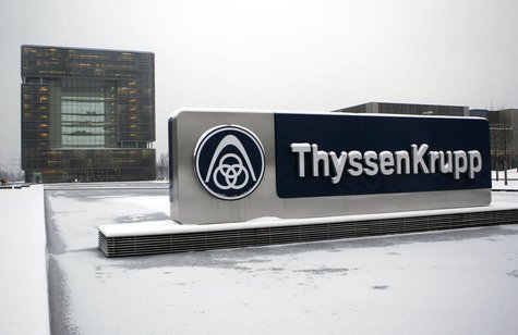 General view of the headquarters of Germany's industrial conglomerate ThyssenKrupp AG are pictured in Essen January 16, 2013. REUTERS/Ina Fa General view of the headquarters of Germany's industrial conglomerate ThyssenKrupp AG are pictured in Essen January 16, 2013. REUTERS/Ina Fa