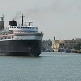 the S.S. Badger, the last of its kind.