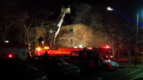 This appeared to be the initial point of attack on the fire. This appeared to be the initial point of attack on the fire.