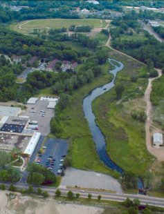The Allied Paper Dump site. That is Alcott street to the bottom of the picture and Goodwill Industries (the former Stryker plant) in the bottom left of the shot. The Allied Paper Dump site. That is Alcott street to the bottom of the picture and Goodwill Industries (the former Stryker plant) in the bottom left of the shot.