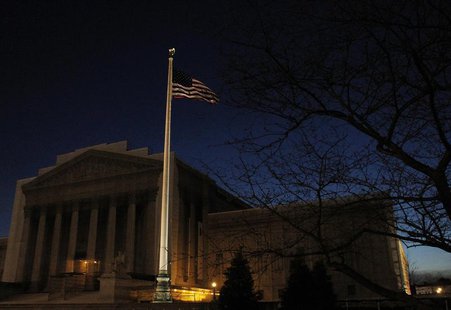 The United States Supreme Court is seen before dawn in Washington March 22, 2013. REUTERS/Gary Cameron The United States Supreme Court is seen before dawn in Washington March 22, 2013. REUTERS/Gary Cameron
