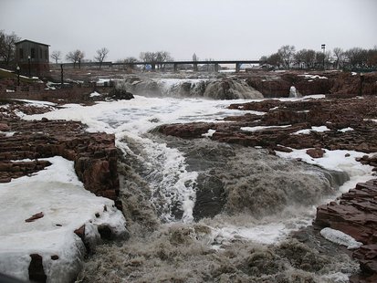 Falls of the Big Sioux River - Wikimedia photo by Jake DeGroot Falls of the Big Sioux River - Wikimedia photo by Jake DeGroot