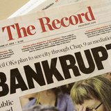 A local newspaper headline announces bankruptcy in Stockton, California June 27, 2012. REUTERS/Kevin Bartram A local newspaper headline announces bankruptcy in Stockton, California June 27, 2012. REUTERS/Kevin Bartram