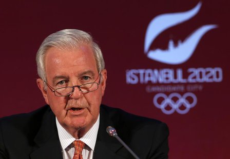 International Olympic Committee (IOC) Vice President and chairman of the IOC Evaluation Commission Craig Reedie speaks during a news confere International Olympic Committee (IOC) Vice President and chairman of the IOC Evaluation Commission Craig Reedie speaks during a news confere