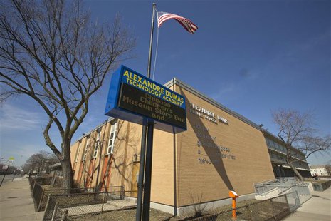 Alexandre Dumas Technology Academy Elementary is seen in Chicago, Illinois, March 22, 2013. REUTERS/John Gress Alexandre Dumas Technology Academy Elementary is seen in Chicago, Illinois, March 22, 2013. REUTERS/John Gress