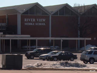 River View Middle School in Kaukauna is seen, March 27, 2013. (courtesy of FOX 11). River View Middle School in Kaukauna is seen, March 27, 2013. (courtesy of FOX 11).