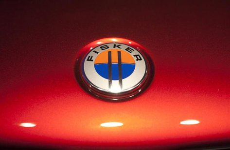 The Fisker automotive electric Atlantic sedan logo is seen during its unveiling ahead of the 2012 International Auto Show in New York April The Fisker automotive electric Atlantic sedan logo is seen during its unveiling ahead of the 2012 International Auto Show in New York April