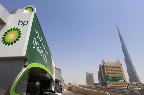 A British Petroleum (BP) logo is seen at a petrol station near the Burj Khalifa in Dubai August 29, 2012. REUTERS/Jumana ElHeloueh A British Petroleum (BP) logo is seen at a petrol station near the Burj Khalifa in Dubai August 29, 2012. REUTERS/Jumana ElHeloueh
