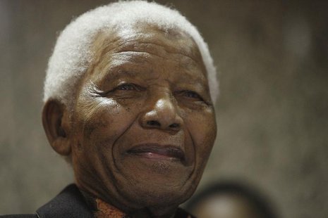 Former South African President Nelson Mandela listens to the State of The Nation address being delivered by the current President Jacob Zuma Former South African President Nelson Mandela listens to the State of The Nation address being delivered by the current President Jacob Zuma