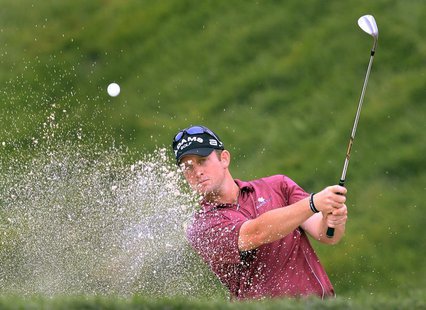 Steve Wheatcroft of the U.S. hits out of the sand trap on the 17th hole during second round play at the Canadian Open Golf tournament at St. Steve Wheatcroft of the U.S. hits out of the sand trap on the 17th hole during second round play at the Canadian Open Golf tournament at St.