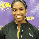UW-Stevens Point sprinter Jasmine Haines