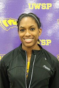 UW-Stevens Point sprinter Jasmine Haines UW-Stevens Point sprinter Jasmine Haines