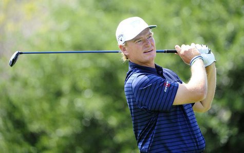 South Africa's Ernie Els watches his tee shot on the first hole during second round play in the Arnold Palmer Invitational PGA golf tourname South Africa's Ernie Els watches his tee shot on the first hole during second round play in the Arnold Palmer Invitational PGA golf tourname