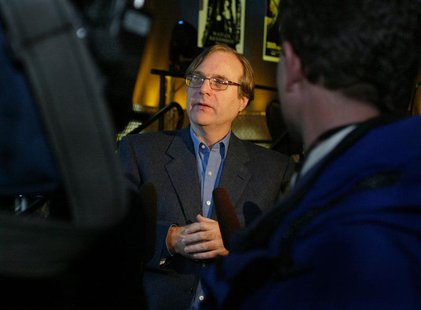 Paul Allen, Microsoft co-founder and the world's fourth richest man according to Forbes Magazine, speaks to the media after he announced pla Paul Allen, Microsoft co-founder and the world's fourth richest man according to Forbes Magazine, speaks to the media after he announced pla