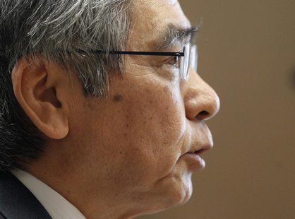Bank of Japan's (BOJ) Governor Haruhiko Kuroda attends the upper house Financial Affairs committee of the Parliament in Tokyo March 28, 2013 Bank of Japan's (BOJ) Governor Haruhiko Kuroda attends the upper house Financial Affairs committee of the Parliament in Tokyo March 28, 2013