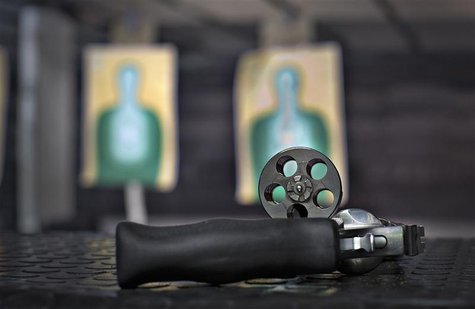 A .44 Magnum sits on the range counter waiting to be used at the DVC Indoor Shooting Centre in Port Coquitlam, British Columbia March 22, 20 A .44 Magnum sits on the range counter waiting to be used at the DVC Indoor Shooting Centre in Port Coquitlam, British Columbia March 22, 20