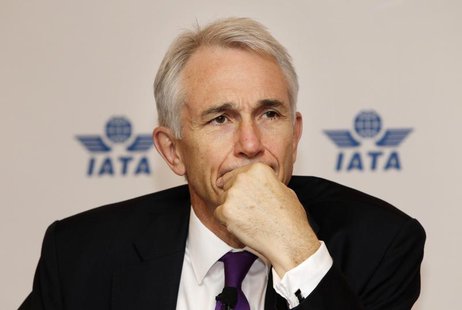 International Air Transport Association (IATA) director general Tony Tyler listens to a question at a news conference after the 68th IATA an International Air Transport Association (IATA) director general Tony Tyler listens to a question at a news conference after the 68th IATA an