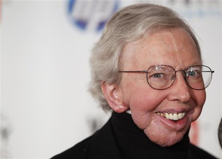 Film critic Roger Ebert arrives to attend the Webby Awards in New York in this file photo taken June 14, 2010. Ebert announced Tuesday that Film critic Roger Ebert arrives to attend the Webby Awards in New York in this file photo taken June 14, 2010. Ebert announced Tuesday that