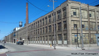 The former Thermo Fisher plant in Two Rivers is seen, April 3, 2013. (courtesy of FOX 11). The former Thermo Fisher plant in Two Rivers is seen, April 3, 2013. (courtesy of FOX 11).