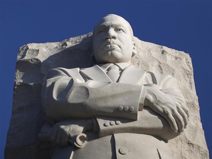 The Martin Luther King Jr. Memorial is seen in Washington in this file photo taken August 22, 2011. REUTERS/Jason Reed/Files The Martin Luther King Jr. Memorial is seen in Washington in this file photo taken August 22, 2011. REUTERS/Jason Reed/Files