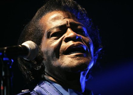 U.S. singer James Brown performs in Zagreb November 5, 2006. REUTERS/Nikola Solic U.S. singer James Brown performs in Zagreb November 5, 2006. REUTERS/Nikola Solic