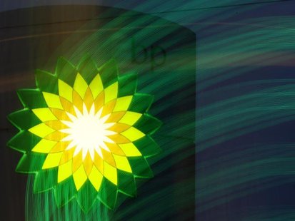 BP logo is seen at a fuel station of British oil company BP in St. Petersburg, October 18, 2012. REUTERS/Alexander Demianchuk BP logo is seen at a fuel station of British oil company BP in St. Petersburg, October 18, 2012. REUTERS/Alexander Demianchuk