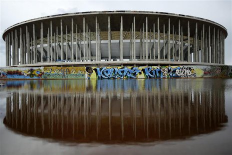 A general view of the National Stadium, which is under construction, in Brasilia April 5, 2013. The stadium will be one of the venues for Co A general view of the National Stadium, which is under construction, in Brasilia April 5, 2013. The stadium will be one of the venues for Co