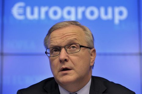 European Economic and Monetary Affairs Commissioner Olli Rehn holds a news conference after a Eurogroup meeting in Brussels March 16, 2013. European Economic and Monetary Affairs Commissioner Olli Rehn holds a news conference after a Eurogroup meeting in Brussels March 16, 2013.