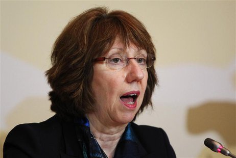 European Union Foreign Policy Chief Catherine Ashton attends a news conference after the talks on Iran's nuclear programme in Almaty, April European Union Foreign Policy Chief Catherine Ashton attends a news conference after the talks on Iran's nuclear programme in Almaty, April