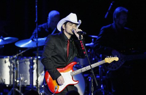 Country music singer Brad Paisley performs at the Commander in Chief's Ball during presidential inauguration ceremonies in Washington, Janua Country music singer Brad Paisley performs at the Commander in Chief's Ball during presidential inauguration ceremonies in Washington, Janua