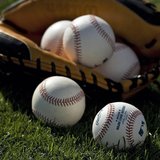 baseballs & glove